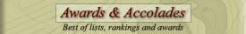 Best of lists, rankings and awards